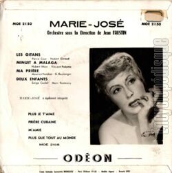 [Pochette de Les gitans (MARIE-JOS�) - verso]