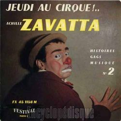 [Pochette de Jeudi au cirque (Achille ZAVATTA)]