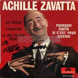 [Pochette de Pourquoi partir si c’est pour revenir (Achille ZAVATTA)]
