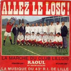 [Pochette de La marche du club lillois (Raoul DE GODEWARSVELDE)]