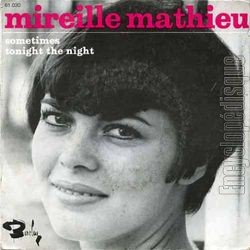 [Pochette de Sometimes (Mireille MATHIEU)]