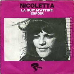 [Pochette de La nuit m’attire (NICOLETTA)]