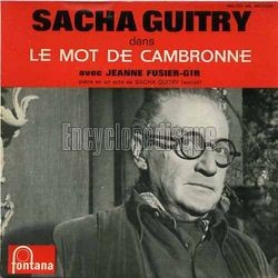 [Pochette de Le mot de Cambronne (Sacha GUITRY)]