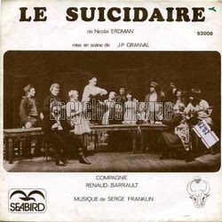 [Pochette de Le suicidaire (THTRE / SPECTACLE)]