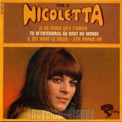 [Pochette de Je ne pense qu’ t’aimer (NICOLETTA)]