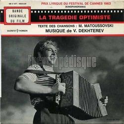 [Pochette de La Tragdie optimiste (B.O.F.  Films )]