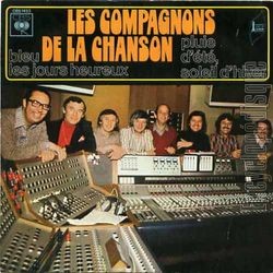 [Pochette de Bleu, les jours heureux (Les COMPAGNONS DE LA CHANSON)]