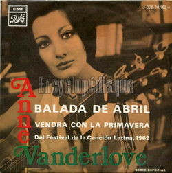 [Pochette de Balada de Abril (version espagnole) (Anne VANDERLOVE)]