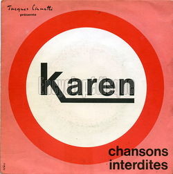 [Pochette de Chansons interdites (KAREN)]