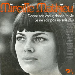 [Pochette de Donne ton cœur, donne ta vie (Mireille MATHIEU)]