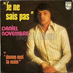 [Pochette de Je ne sais pas (Daniel NOVEMBRE)]