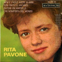 [Pochette de Non e’ facile avere 18 anni (Rita PAVONE)]
