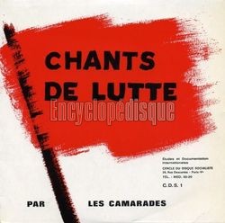 [Pochette de Chants de lutte (Les CAMARADES)]