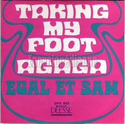 [Pochette de Taking my foot (GAL et SAM)]
