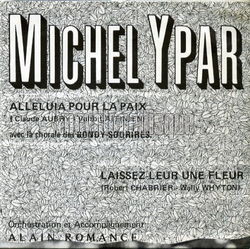 [Pochette de Alleluia pour la paix (Michel YPAR)]