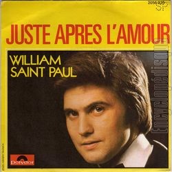 [Pochette de Juste aprs ’amour (William SAINT PAUL)]