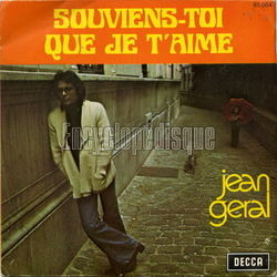 [Pochette de Souviens-toi que je t’aime (Jean GRAL)]