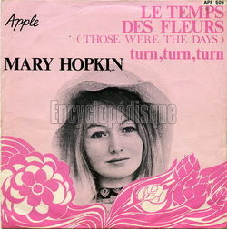 [Pochette de Mary HOPKIN -  Le temps des fleurs  (Les FRANCOPHILES)]