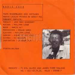 [Pochette de Radio caca (Jean-Marc BIENCOURT) - verso]