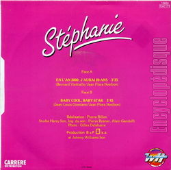 [Pochette de En l’an 2000, j’aurai 20 ans (STPHANIE) - verso]