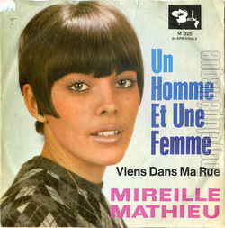 [Pochette de Un homme et une femme (Mireille MATHIEU)]