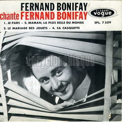 [Pochette de Je pars (Fernand BONIFAY (Auteur-Compositeur))]