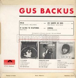 [Pochette de Gus BACKUS -  Delia  (Les FRANCOPHILES) - verso]