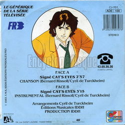 [Pochette de Sign Cat’s eyes (T.V. (Tlvision)) - verso]