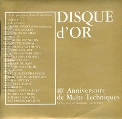 [Pochette de 10 anniversaire de Multi-techniques (disque d’or) (COMPILATION)]