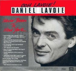 [Pochette de Never been to New York (Daniel LAVOIE) - verso]