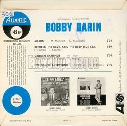 [Pochette de Bobby DARIN "Milord" (Les FRANCOPHILES) - verso]