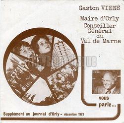 [Pochette de Gaston Viens, maire d’Orly, vous parle (POLITIQUE, SOCIAL)]