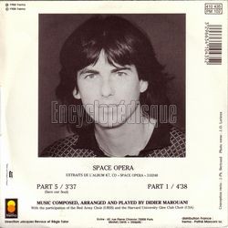[Pochette de Space Opera (part 5) (Didier MAROUANI) - verso]