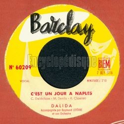 [Pochette de C’est un jour  Naples (DALIDA)]