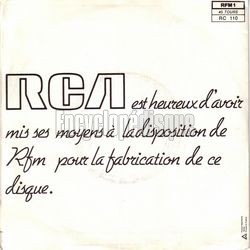 [Pochette de Radio brouille (RFM) - verso]