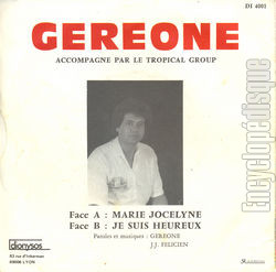 [Pochette de Marie Jocelyne (GEREONE) - verso]