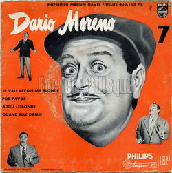 [Pochette de Je vais revoir ma blonde (Dario MORENO)]