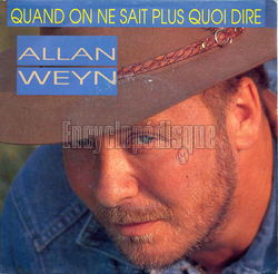 [Pochette de Quand on ne sait plus quoi dire (Allan WEYN)]