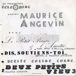 [Pochette de Deux petits vieux (Maurice ANGEVIN) - verso]