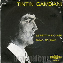 [Pochette de Le petit ne corse (Tintin GAMBIANI)]