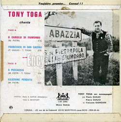 [Pochette de U cariolu di Fiumorbo (Tony TOGA) - verso]