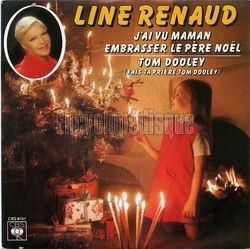 [Pochette de J’ai vu maman embrasser le Pre Nol (Line RENAUD)]