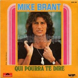[Pochette de Qui pourra te dire (Mike BRANT)]