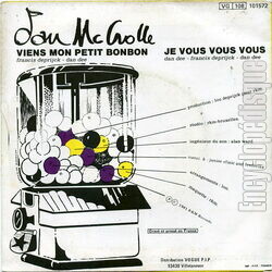 [Pochette de Viens mon petit bonbon (Dan Mc CROLLE) - verso]