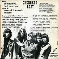 [Pochette de Sometimes (CHEROKEES) - verso]