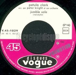 [Pochette de Jumble Sale (Petula CLARK)]