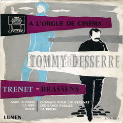 [Pochette de Tommy Desserre  l’orgue de cinma (Tommy DESSERRE)]
