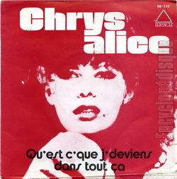 [Pochette de Qu’est-ce que j’deviens dans tout a ? (CHRYS-ALICE)]