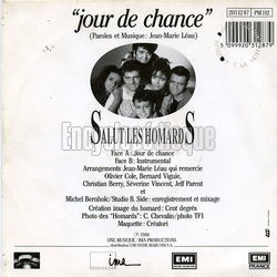[Pochette de Salut les homards (T.V. (Tlvision)) - verso]