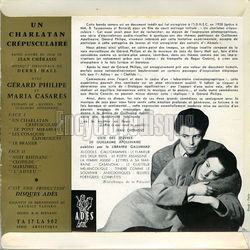 [Pochette de Un charlatan crpusculaire (B.O.F.  Films ) - verso]